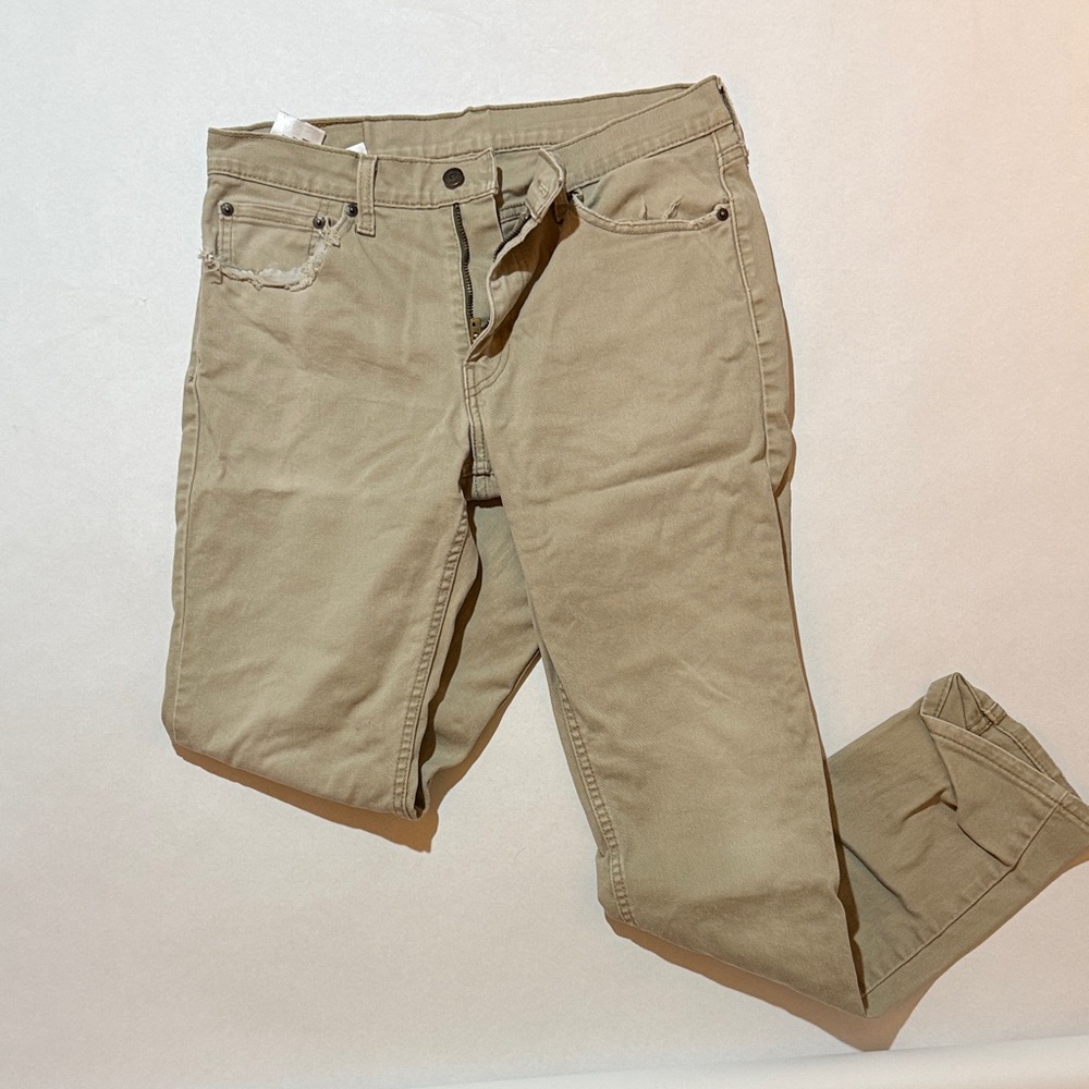 Levi's Beige 511 Slim Jeans